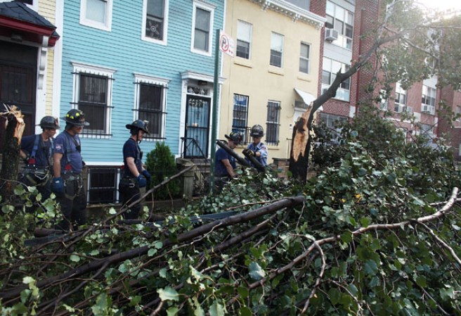 El segundo tornado afectó partes de Brooklyn con fuertes vientos que causaron daño estructural a varios hogares, así como la caída de árboles.