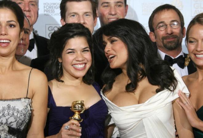 La actriz comparte con America Ferrera, ganadora del premio a mejor actriz de serie televisiva en los Golden Globes en enero de 2007.