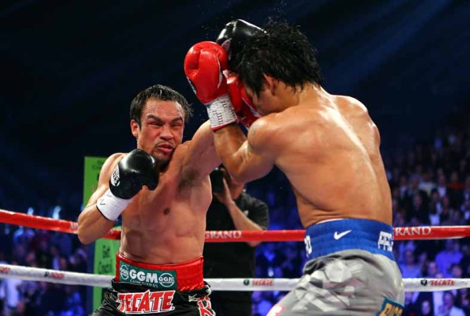 8 DE DICIEMBRE: Juan Manuel Márquez derrotó finalmente a Manny Pacquiao durante el cuarto enfrentamiento histórico entre ambos pugilistas.