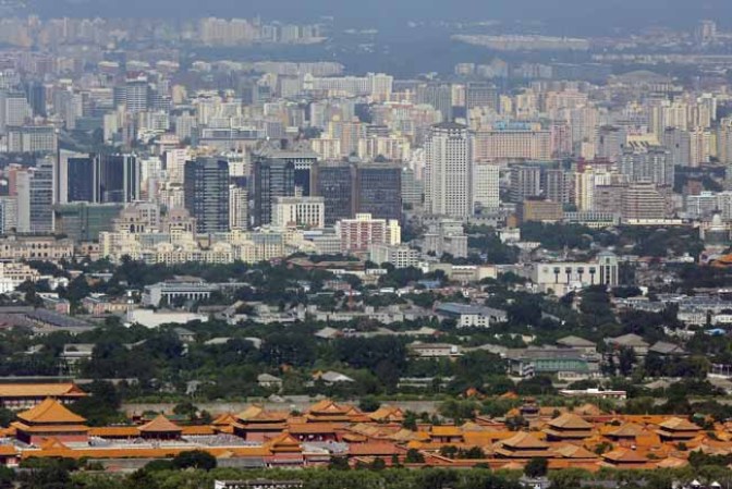 Vista panorámica de Pekín.