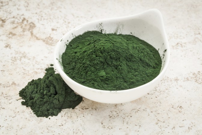 Alga espirulina.- Fuente importante de acidos omegas (3, 6 y 9) y tiene 26 veces más calcio que la leche.
