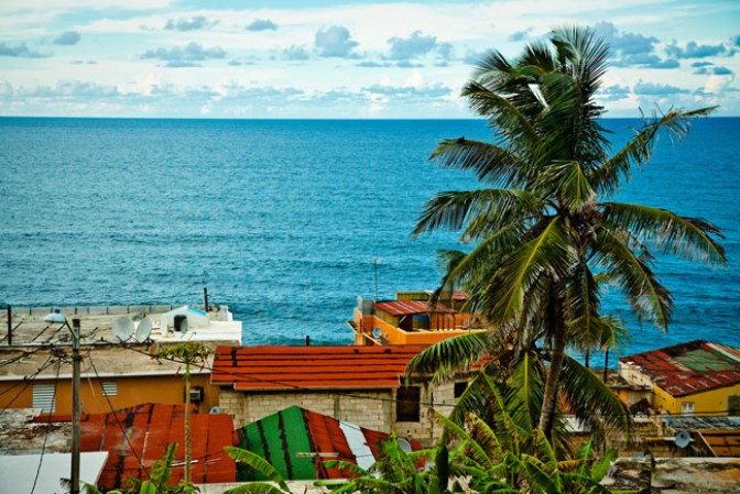 Las casitas de La Perla, en el Viejo San Juan