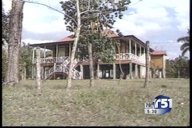 La casa de sus padres en Birán.