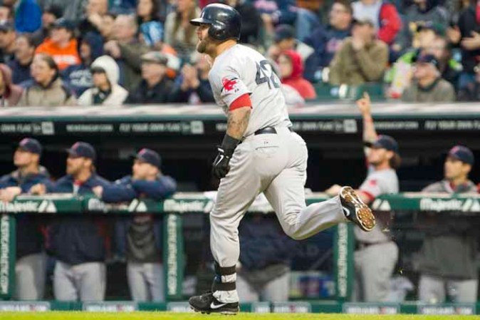 Mike Napoli, el pelotero que cayó en las redes de una actriz porno.