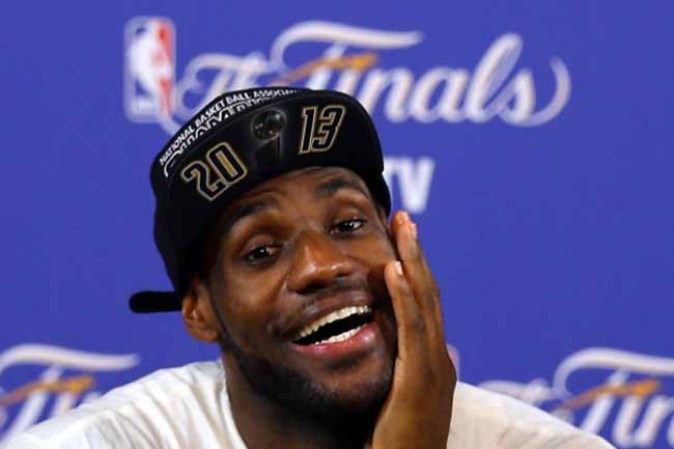 LeBron James #6 del Miami Heat.