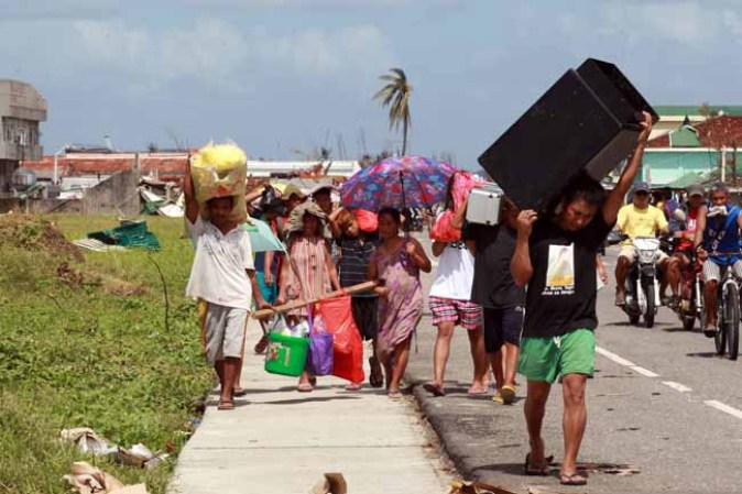 Tifón Haiyan: destrucción y pánico en Filipinas.