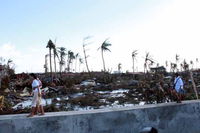 Tifón Haiyan: destrucción y pánico en Filipinas.