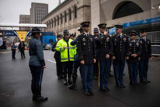 La ceremonia contó con la presencia de los familiares de las tres víctimas del atentado, así como de los familiares de un policía del Instituto de Tecnología de Massachusetts que falleció en un tiroteo días después del ataque.
