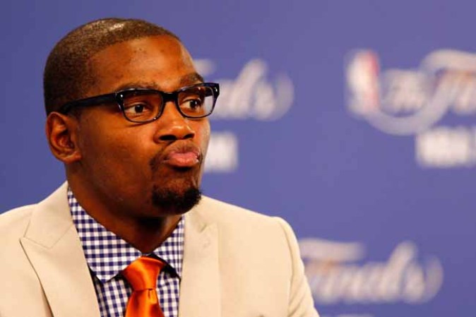 Kevin Durant, de los Thunder de Oklahoma