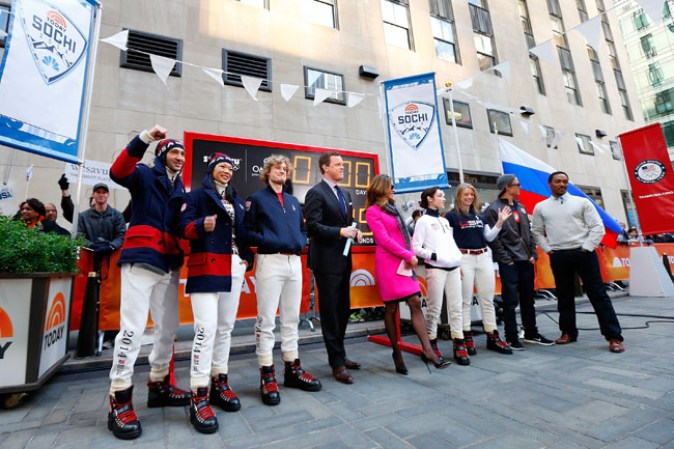 En el evento se develó el atuendo de la marca Ralph Lauren que se usará para la ceremonia de claurura de los Juegos OIímpicos de Sochi 2014.