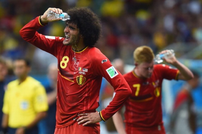 Marouane Fellaini de Bélgica