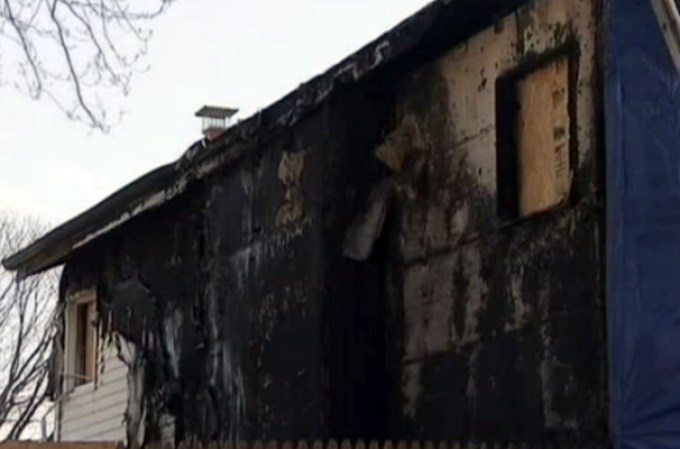 Así quedó la casa.