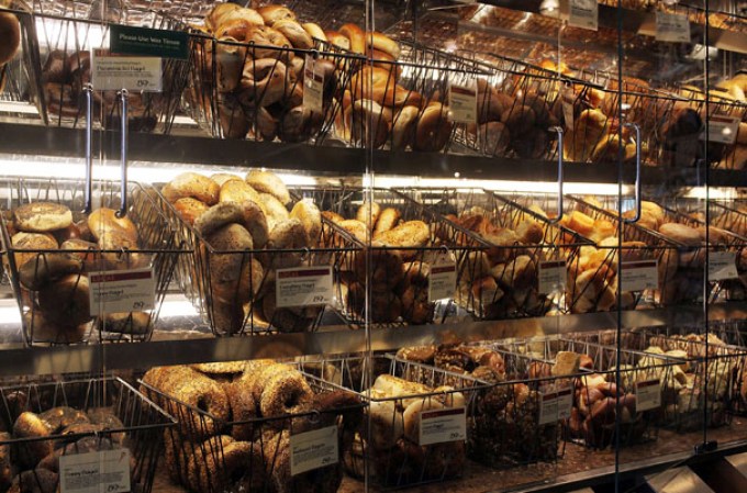 Los panecillo "Bagels".