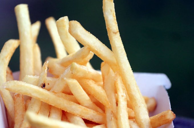 Las papitas fritas.