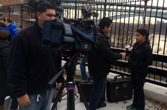 Nuestro equipo de Telemundo Nueva York estuvo en la escena poco después de la tragedia.