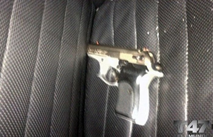 Esta arma fue recobrada en la escena.