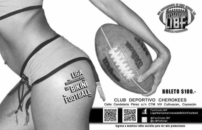 La liga de fútbol en bikini atrae grandes audiencias a los partidos de todas las edades.