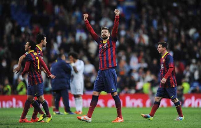 Fotos del clásico Madrid-Barcelona, una batalla de infarto.