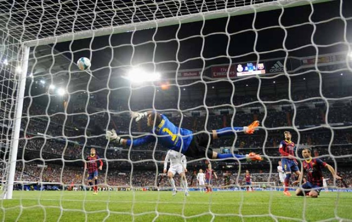 Fotos del clásico Madrid-Barcelona, una batalla de infarto.