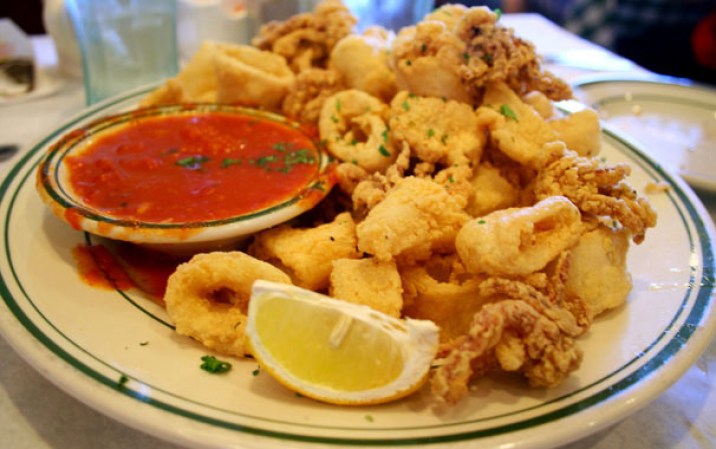 Calamares fritos.