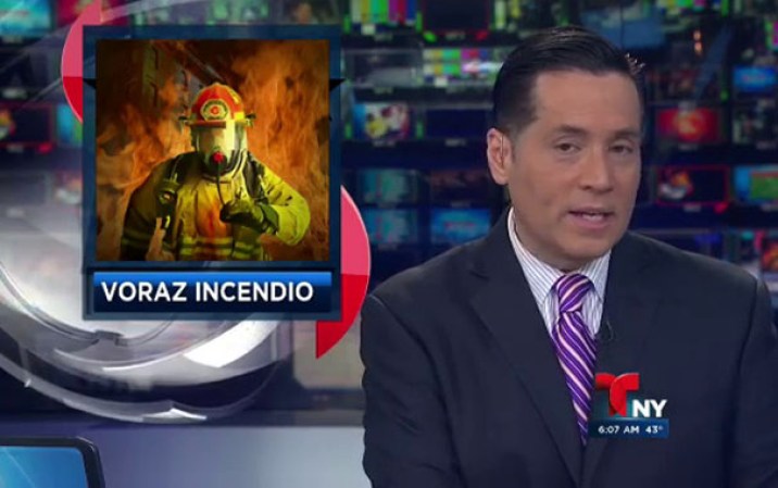 Una lavandería y un supermercado fueron consumidos por fuego voraz en Nueva York.