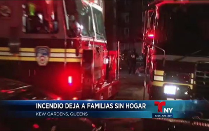 Al menos ocho bomberos y tres residentes contrajeron heridas menores, según el departamento de bomberos de Nueva York (FDNY).