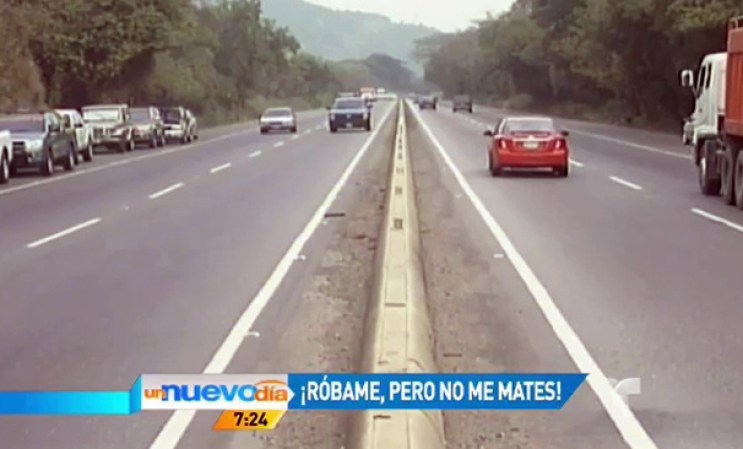 A orillas de esta autopista murió Mónica Spear junto a su ex esposo, mientras que su hija Maya fue baleada en una pierna.