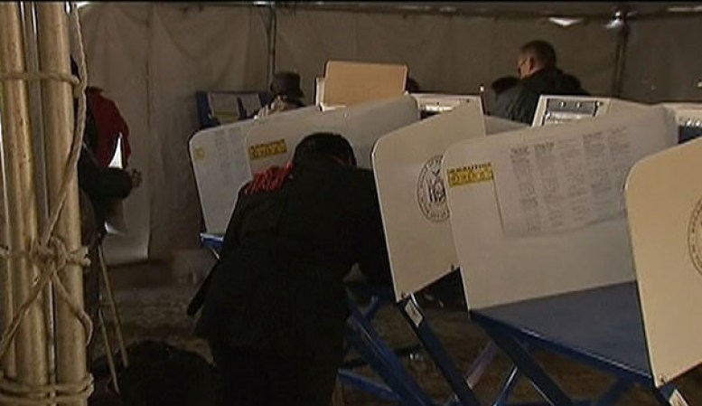 Aún así se mantenía el entusiasmo de participar en la jornada electoral.