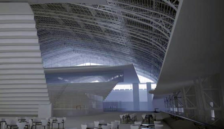 La construcción tendrá 9 pistas y 70,000 metros cuadrados de superficie, según anunció hoy el alcalde de la ciudad, Michael Bloomberg.