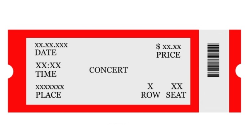 ¡Lleva tus tickets! Si te olvidas tus entradas en casa entonces estarás verdaderamente OUT, pero del espectáculo.