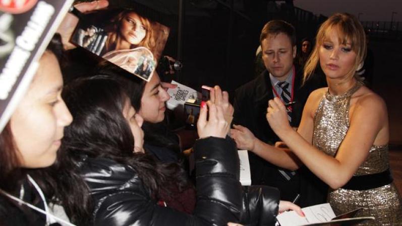 Premiere londinense de la película "hunger Games"