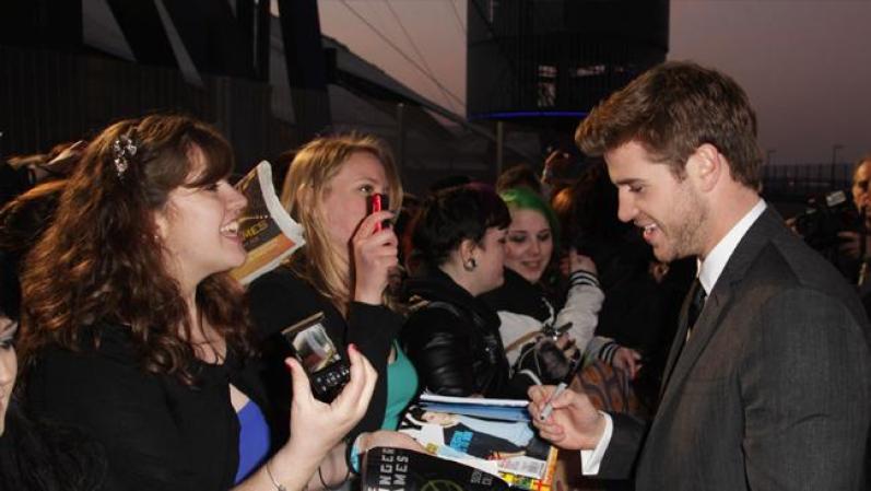 Premiere londinense de la película "hunger Games"