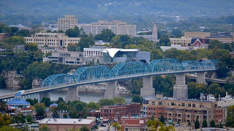 #5. Chattanooga, Tennessee: Esta ciudad puede que sea opacada por ciudades tales como Nashville y Memphis.