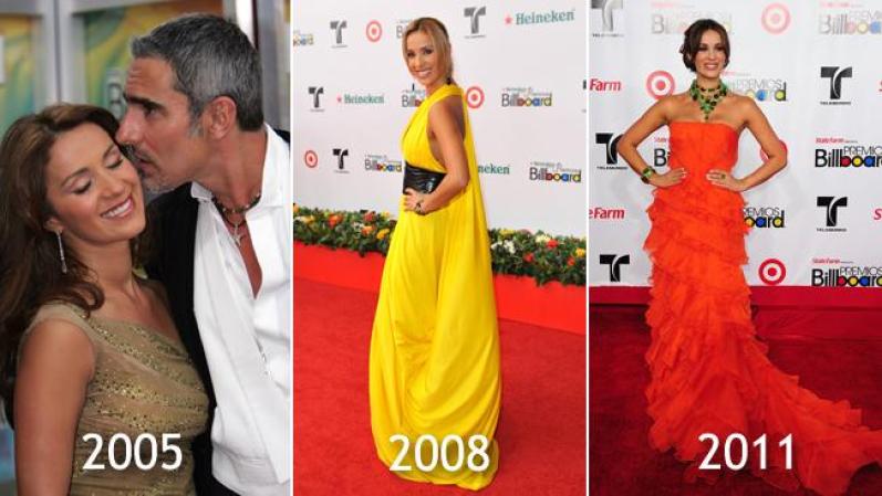 Catherine Siachoque<br /><br />Acompañada siempre por su inseparable Miguel Varoni, Siachoque da la nota de glamour en las alfombras rojas de Billboard, siempre con acentos de color y originalidad.