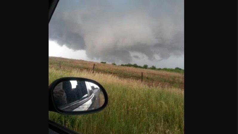 Lo que empezó como una fuerte tormenta alrededor de las 7:30 pm…
