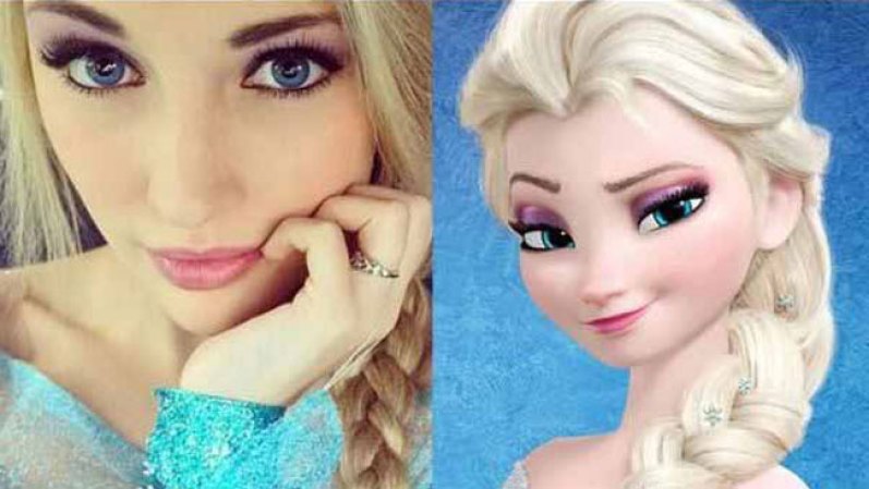 Anna Faith Carlson es una chica de Florida cuyo increíble parecido con la princesa Elsa de la película "Frozen"de Disney la ha hecho famosa.