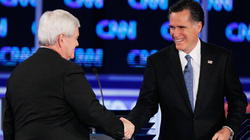 Romney y Newt Gingrich pugnaron durante todo el debate por mostrarse como los más sólidos. Las elecciones en Florida serán el 31 de enero y son decisivas para definir quién será el rival del presidente Obama.