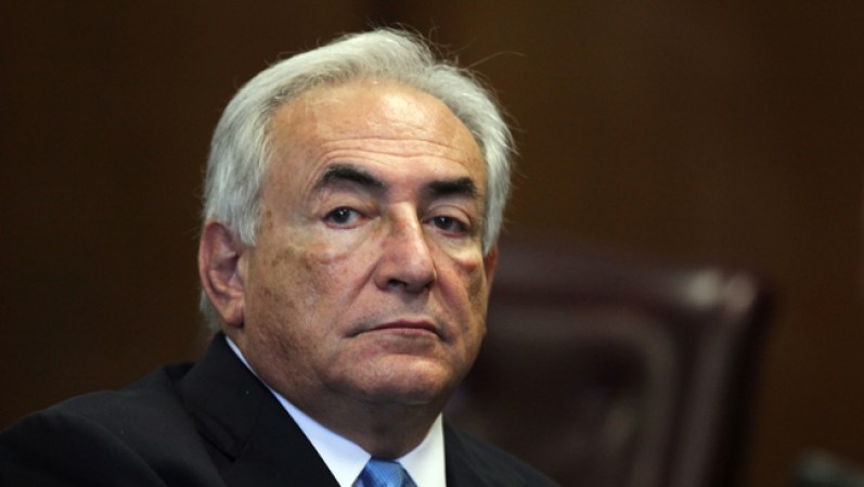 Acusado Dominique Strauss-Kahn: El entonces director del Fondo Monetario Internacional tuvo que comparecer en mayo ante un juez para defenderse contra las acusaciones de intento de violación presentadas por una empleada de un hotel neoyorkino.