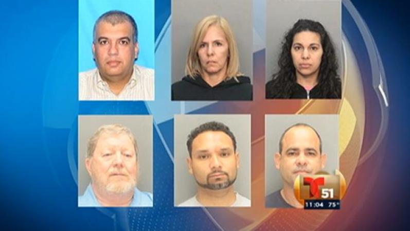 Supuestos defraudadores de seguros