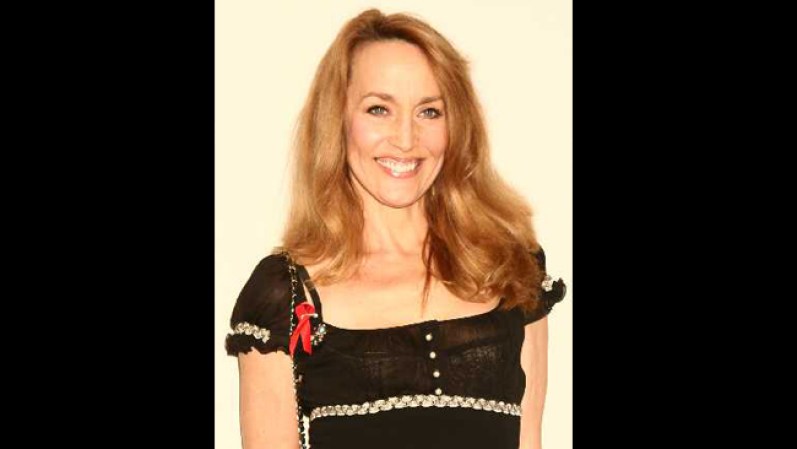 Jerry Hall. Segunda esposa de Jagger. Tuvieron 4 hijos.