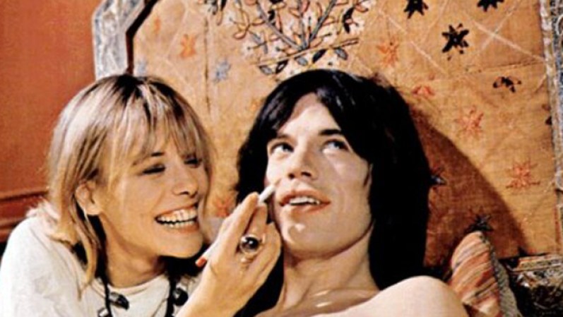 Anita Pallenberg. Actriz, modelo y cantante italiana.