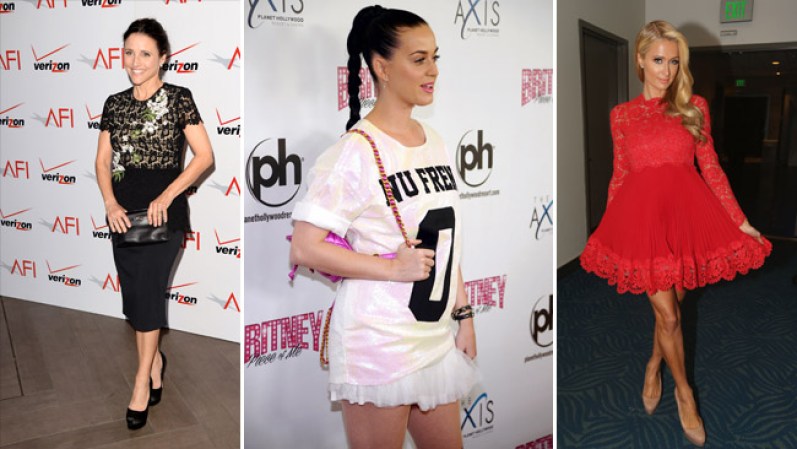 Es posible ser famoso, rico y popular, pero serlo no te hace elegante.Julia Louis-Dreyfus, Kate Perry y Paris Hilton lo demostraron esta semana.