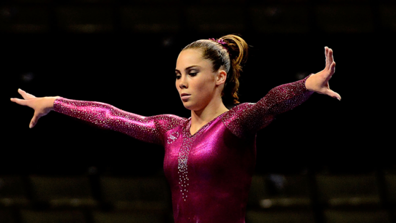 Acerca de la memoria olímpica en primer lugar, dijo, "Recuerdo de Carly Patterson. Era uno de mis favoritos. Me encantó su rutina de piso. Me fui a los ensayos olímpicos del 2004 con Kyla Ross, su actual compañera de equipo.