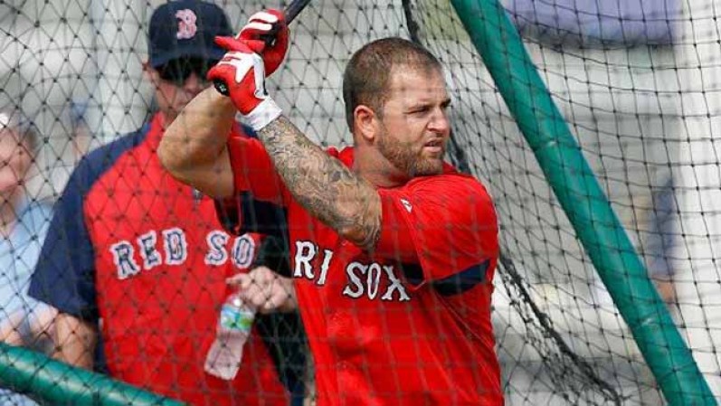 Mike Napoli, el pelotero que cayó en las redes de una actriz porno.