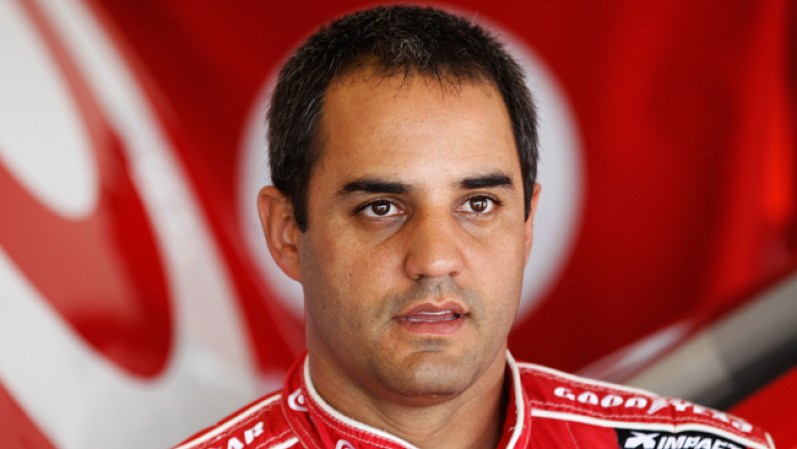 El colombiano Juan Pablo Montoya, piloto del Target Chevrolet #42.