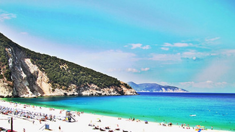 Myrtos, Grecia.