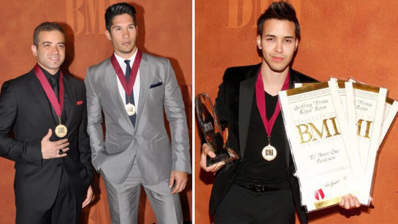 Chino & Nacho y Prince Royce fueron algunos de los artistas que dijeron presente en la edición 20 de los premios BMI, que reconoce a compositores y músicos.