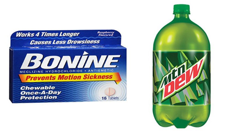 Puedes optar por una dosis de Bonine, para las náuseas y una Mountain Dew si no estás de ánimo para unos buenos huevos.