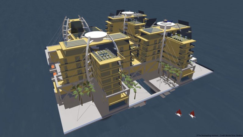 OCTUBRE, 2012: Por increíble que parezca, la posibilidad de una ciudad flotante pudiera ser pronto una realidad gracias a los esfuerzos de organizaciones como el Instituto Seasteading, que busca construir una en aguas internacionales a la altura de la ciudad de San Francisco.