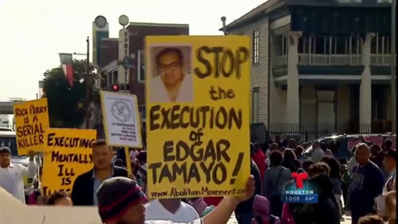 La marcha a favor de Tamayo en Houston fue ampliamente apoyada por sectores que piden la conmutación de la pena.